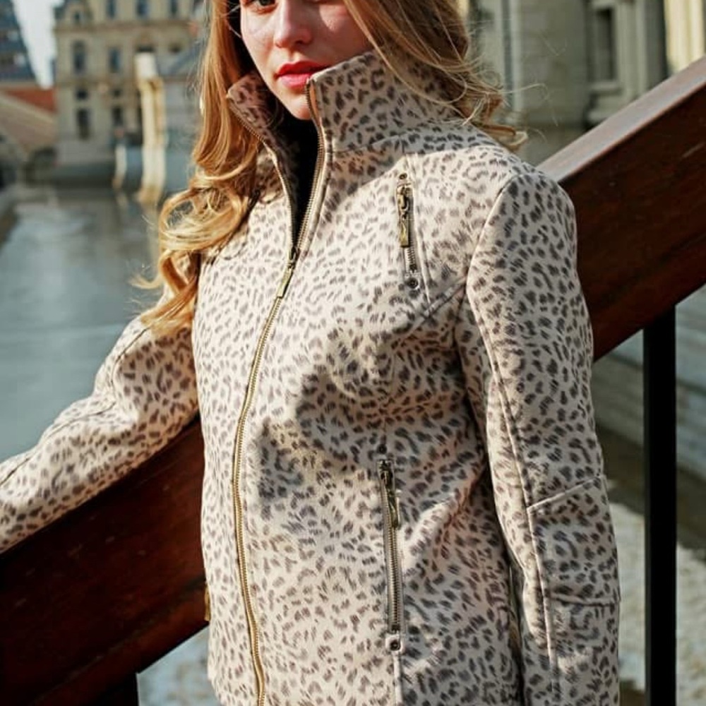 Montana Co. western Leopard cheetah Print Women's Jacket NWT